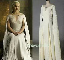 Cosplay Game of Thrones Daenerys Targaryen Dress Costume Suit Stage Party Women