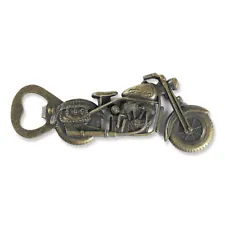 Old Harley Indian Motorcycle Style Antique Brass Zinc Alloy Bottle Opener NEW!