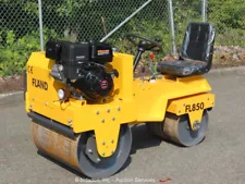 Fland FL850 Smooth Double Drum Vibratory Ride On Roller Compactor bidadoo -New