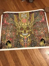 Florian Bertmer DRUGERNAUT 19.5x25 RARE PRINT /75 Jacob Bannon Seldon Hunt