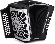 Hohner Compadre Diatonic Accordion - Keys of E/A/D - Black