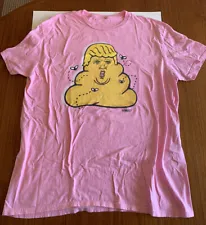 XL Dump Trump Hanksy President Trump Shirt Anti Hate MAGA Democrat Pink Politics