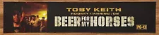 ð½ Beer For My Horses (2008) - Toby Keith - Movie Theater Mylar / Poster 5x25