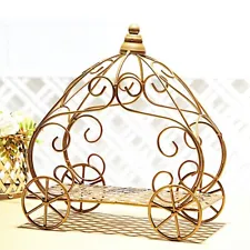 GOLD 11" tall Cinderella Carriage Stand Party Centerpiece Wedding Decorations