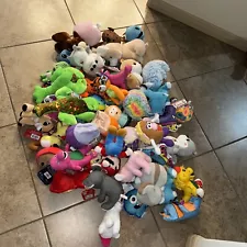 Claw Machine Plush Crane Filler Mix Lot 50 Pieces 40% Licensed Small 5-10” NWT