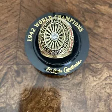 St Louis Cardinal SGA 1942 World Series Championship Ring No Box