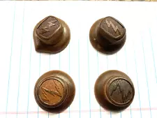 2 ZENITH "Z" wood original wood knobs in great shape. 2 for sale