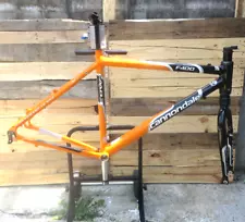 2003 CANNONDALE F400 Vintage Aluminum 18.5" Orange Mountain Bike Frame CAAD3