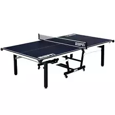 ESPN Official Size Table Tennis Table with Table Cover for Single or 2 Players N