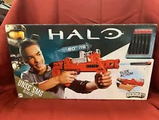 HALO Mattel BoomCo UNSC SMG BLASTER GUN RED WITH 6 DARTS NEW ð¥ð¥ð¥