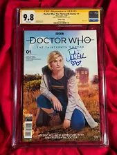 CGC SS 9.8~Doctor Who The Thirteenth Doctor #1~SIGNED by Jodie Whittaker~Titan