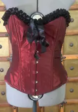 Blood Red Corset for waist 28 to 32 inches