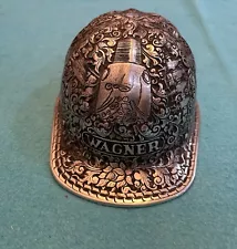 Custom Hand Engraved and Hammered Aluminum Hard Hat