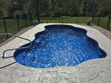 Inground Fiberglass One Piece Pool Factory Direct 13' x 26' 6' deep.