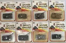 SALE $65~ Lot of 8 ACTION-MASTERS Diecast Tanks In Original Blister Packs