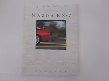 1991 Mazda RX-7 Coupe Turbo Convertible sales brochure