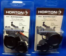 2x Genuine Horton BUSHWACKER Flip-up Caps for SS047 Mult-A-Range Scope Crossbow