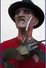 Life Size bust Freddy Krueger bust prop, half torso