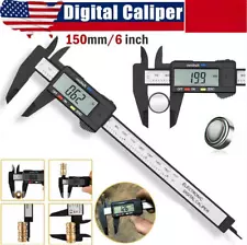 6" 150mm Digital Caliper Micrometer LCD Gauge Vernier Electronic Measuring Ruler