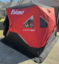 Eskimo 94x94x80 (FF949I) FatFish Portable Insulated Ice Shelter for 3 - 4 Person