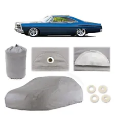 Ford Galaxie 500 6 Layer Car Cover Fitted Outdoor Water Proof Rain Snow Sun Dust (For: 1971 Ford Galaxie 500)