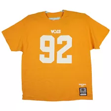 Reggie White Tennessee Vols Mitchell & Ness NCAA 2XL XXL Shirt Orange #92 NWT