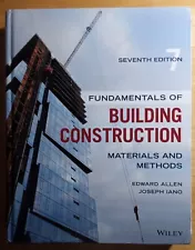 Fundamentals of Building Construction: Materials and Methods, 7th - Allen & Iano