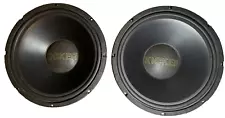 Kicker Old School Gold Letter Competition Pair 18inch Subwoofers