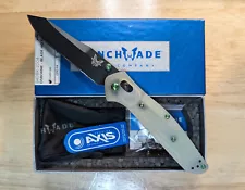 Benchmade Osborne 940BK-2004 Blade HQ Exclusive M4 Blade Green Titanium Upgrades