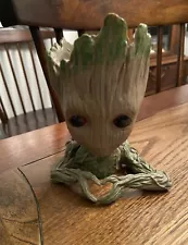 Baby Groot Hands Heart Planter Plant Holder 5.5" Tall Guardians Of The Galaxy