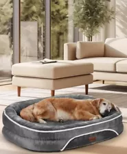 Orthopedic Dog Bed for Large Dog Couch Design with Egg Foam Large 35 x 28 x 6 IN