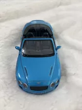 2010 Bentley Continental Convertible 5" Diecast Car Kinsmart Scale 1:38 Blue