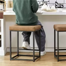 Counter Height Bar Stools Dining Room Chair Modern Upholster Dining Cafe Chair