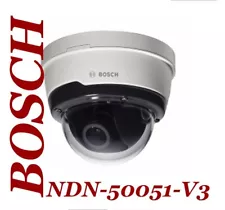 Bosch NDN-50051-V3 FLEXIDOME IP 5000 W/ 5MP 3-10mm Security Color Camera TESTED!