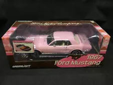 1967 Ford Mustang Pink 1:18 Scale LTD ED Die-Cast Model Car [Greenlight] NIB