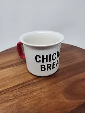 Chick-Fil-A Chicken For Breakfast Coffee Cup Mug White Ceramic Rare Large Size