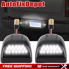 For Chevy Cadillac GMC 2x LED License Plate Light Tag Lamp Assembly Replacement (For: 2002 Cadillac Escalade)