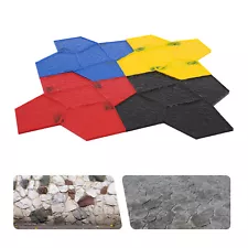 4-Pack Concrete Stamps Mats Wall & Floor Concrete Stamping Texture Mold 59*59cm