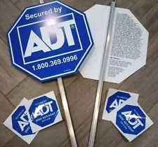 Security Yard Signs - Two for $55.00 + 4 stickers shipped.