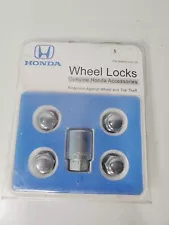 GENUINE HONDA ACCORD CIVIC ACURA SILVER WHEEL LOCKS WHEEL LUG NUT used