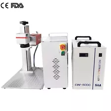 355nm 10W JPTUV Laser Glass Engraver Machine Glasses Paper Canvas Mark FEDEX FDA