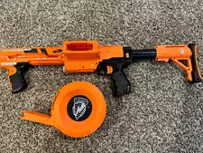 2008 Nerf N-Strike Gear Up Orange Raider CS-35 Dart Gun Blaster Toy Drum Stock