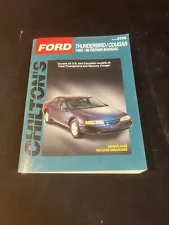 Chilton's 26760 Ford Thunderbird Cougar 1983 - 1996 Repair Manual Service (For: More than one vehicle)