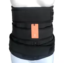 girdle waist trainer size L black new Latex 10521 Boned post op