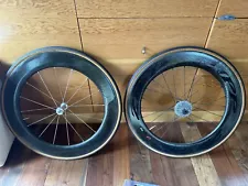 Zipp 808 Firecrest Carbon Clincher Rim Brake Wheelset Shimano 11 Speed