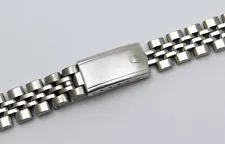 Genuine Rolex Ladies Jubilee Stainless Steel Bracelet & Clasp 13mm End Links USA