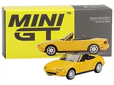 Mazda Miata MX-5 (NA) Convertible Sunburst Yellow Limited Edition to 2400 piece