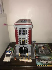 LEGO 75827 Ghostbusters Firehouse Headquarters - Ships Built, READ Plus Ecto 1