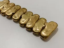 100 Grams Scrap Gold Bar For Gold Recovery Melted Different Computer Coins Pins