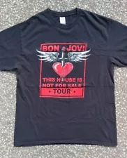 Vtg 2016 Bon Jovi This House is Not For Sale Tour T-Shirt Size (L)